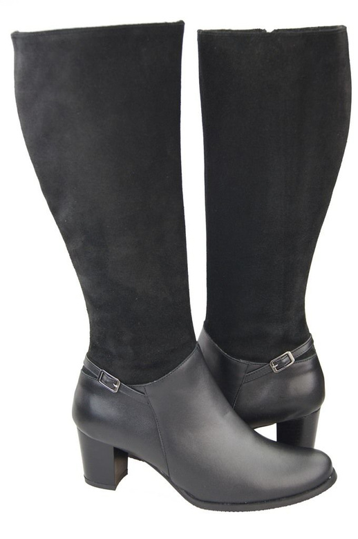 Obuv Dámské boty z přírodní kůže 101 Black ElitaBut