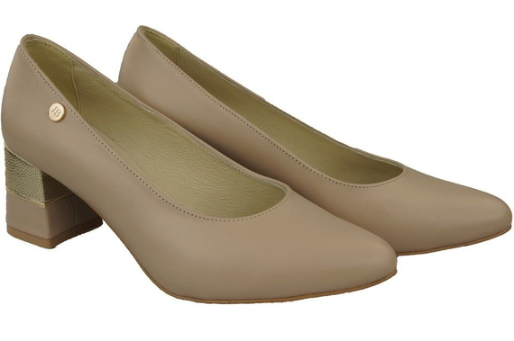 Dámská obuv Cappuccino z lícové kůže 142 ElitaBut