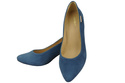 Dámská obuv Blue Suede Natural Leather pumps 106 ElitaBut