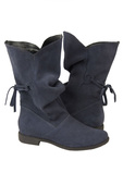 Dámské kozačky Graphite jaro/podzim přírodní kůže velur 999 L ElitaBut