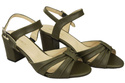 Dámská obuv Olive Leather Sandals 168 ElitaBut