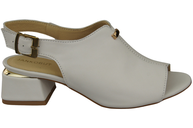 Dámská obuv Sandály White gold buckle Přírodní kůže 198 ElitaBut