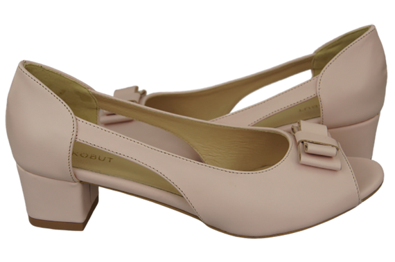 Dámské sandály Powder Pink Natural Leather 145 ElitaBut