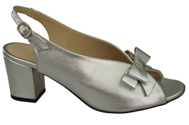Dámská obuv Stříbrné sandály Lick kůže 148 L ElitaBut