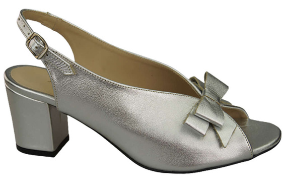 Dámská obuv Stříbrné sandály Lick kůže 148 L ElitaBut