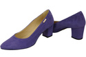 Dámská obuv Dámská fialová přírodní semišová kůže 106 ElitaBut