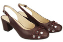 Dámská obuv Sandály Maroon Natural Leather 167 ElitaBut