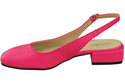 Dámská obuv Sandály Neon Pink Flat Heel Natural Leather 206 ElitaBut