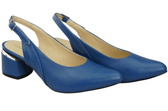 Dámská obuv Sandály Modrá přírodní kůže 196 ElitaBut