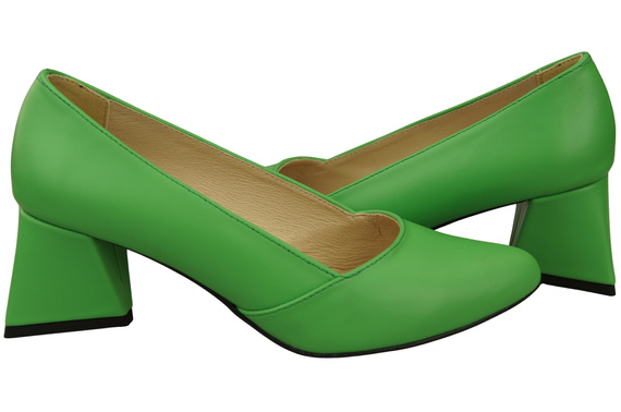 Dámské Lodičky Lime Pravá Kůže Špičatá Špička Podpatek ElitaBut 221