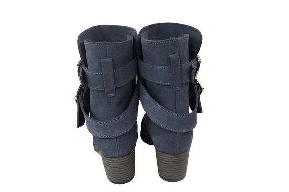 Dámská obuv Obuv Natural Leather Velour Graphite 119 ElitaBut