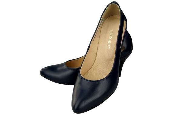 Dámská obuv Navy blue Přírodní kůže 166 ElitaBut