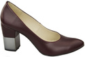 Dámská obuv Maroon Natural Leather pumps 144 ElitaBut