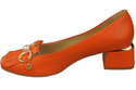 Dámská obuv Orange Tassel Embellished pumps Přírodní kůže 195 ElitaBut