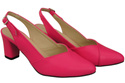 Dámská obuv Neon Pink Stiletto Sandály Natural Leather 217 ElitaBut