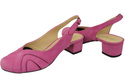 Dámské sandály z přírodní kůže Fuchsia 842 Z ElitaBut