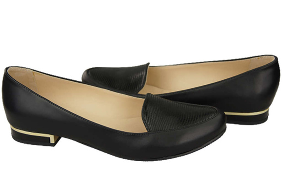 Dámské baletní boty Lords Natural Leather Black 908 ElitaBut