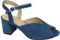 Dámská obuv Sandály Modrá semišová kůže 185 ElitaBut