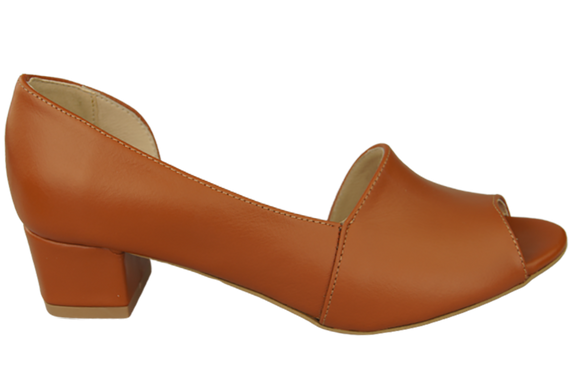 Dámská obuv Červené sandály Přírodní kůže 147 ElitaBut