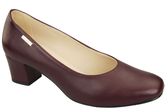 Dámská obuv Natural Leather 172 Maroon ElitaBut