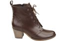 Obuv Dámské boty Chocolate Lace-up Winter Natural Leather 188 Z ElitaBut