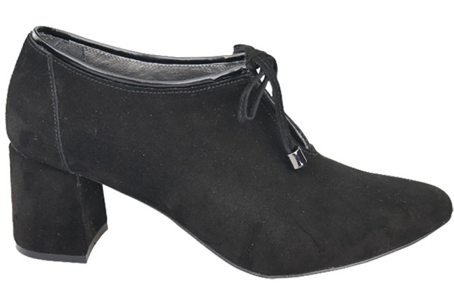 Dámská obuv Black Velour leather 183 ElitaBut