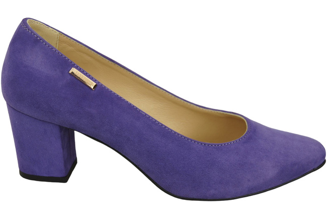 Dámská obuv Dámská fialová přírodní semišová kůže 106 ElitaBut