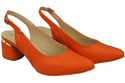 Dámská obuv Sandály Oranžová přírodní kůže 196 ElitaBut