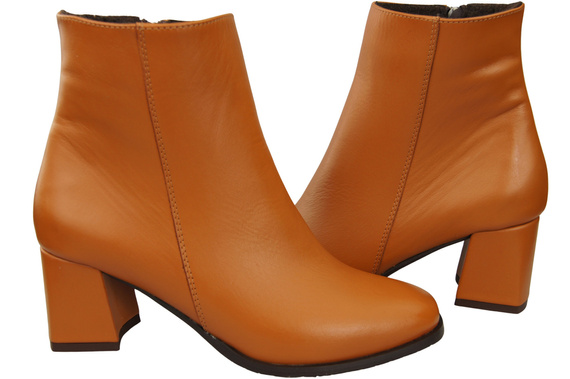 Dámská obuv Červené boty pro Zimní přírodní kůže 214 Z ElitaBut