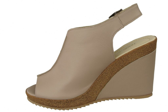 Obuv Dámské sandály Anchor Přírodní kůže Cappuccino Lico 992 ElitaBut