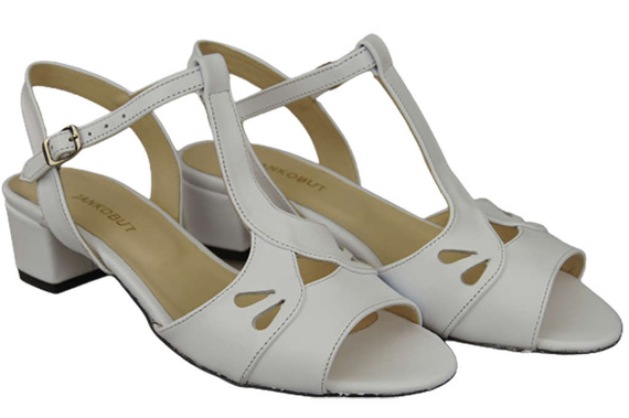 Dámská obuv Sandály White Natural Leather 169 ElitaBut