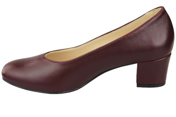 Dámská obuv Natural Leather 172 Maroon ElitaBut