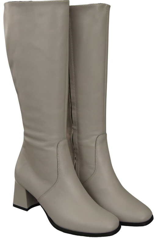 Pohodlné dámské boty Ash Low Heel Natural Leather 212 ElitaBut