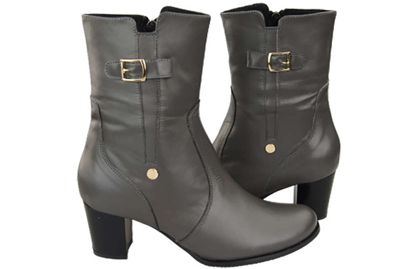 Dámské boty Graphite Warmed Natural Leather 882 Z ElitaBut