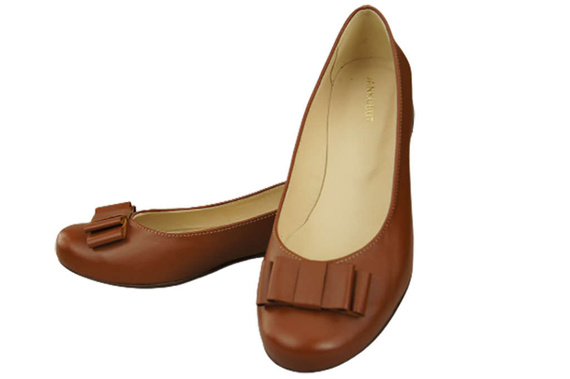 Dámské baletní boty Natural Leather Brown 702 ElitaBut