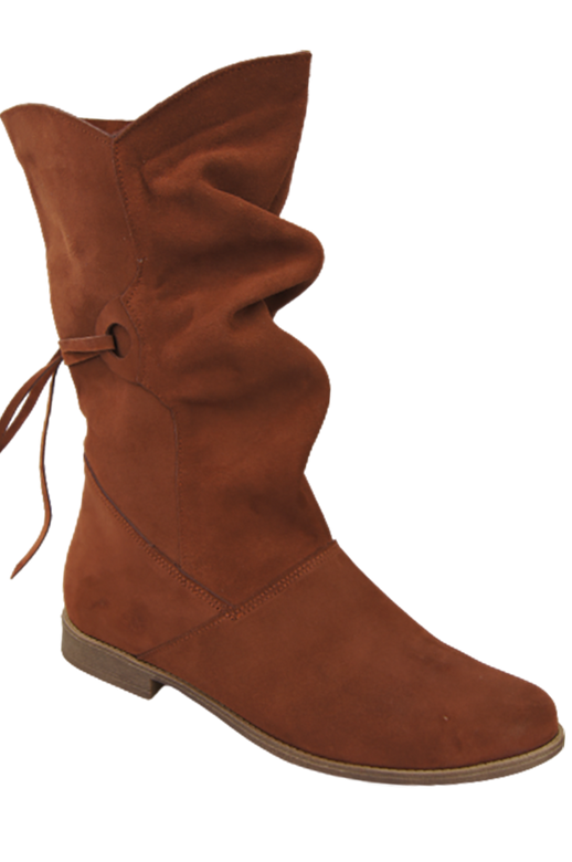 Dámské boty Chestnut Jaro / podzim přírodní kůže velur 999 L ElitaBut
