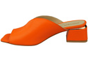 Dámská obuv Orange Heeled Flip Flops Natural Leather 210 ElitaBut