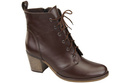 Obuv Dámské boty Chocolate Lace-up Winter Natural Leather 188 Z ElitaBut