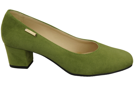 Pohodlná dámská obuv Pistachio Natural Leather Suede 172 Od ElitaBut