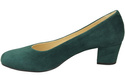 Pohodlná dámská obuv Zelená semišová kůže 172 od ElitaBut