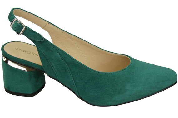 Dámské sandály z přírodní semišové kůže Malachite Elegance a pohodlí 196 From ElitaBut