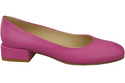 Pohodlná dámská obuv Fuchsia Flats Natural Leather 204 ElitaBut