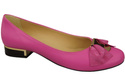 Dámské baletní boty Natural Leather Fuchsia 894 ElitaBut