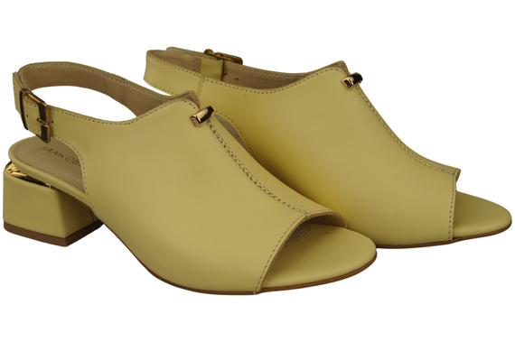 Dámská obuv Sandály Banana gold buckle Přírodní kůže 198 ElitaBut