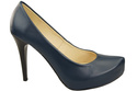Dámská obuv Navy blue Stiletto pumps přírodní kůže 205 ElitaBut