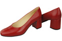 Dámská obuv Lodičky z přírodní kůže 171 Red ElitaBut