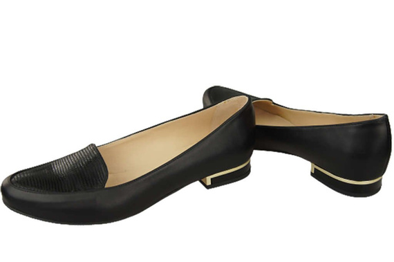 Dámské baletní boty Lords Natural Leather Black 908 ElitaBut