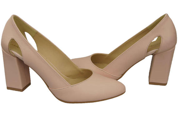 Dámská obuv Powder Pink Natural Leather 184 ElitaBut