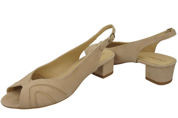 Dámská obuv Sandály semišová kůže Powder pink 991 ElitaBut