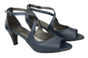 Dámská obuv Navy Blue Sandály Natural Leather 115 ElitaBut